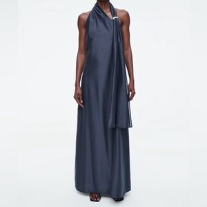 BNWT COS Asymmetric Brooch dress